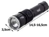 Bailong Taktikai zseblámpa LED (Cree Zoom XM-L3-U3) v3