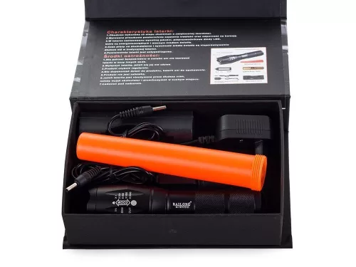 Bailong Taktikai zseblámpa LED (Cree Zoom XM-L3-U3) V5