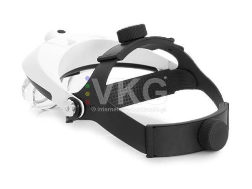 Fejlámpa és Nagyító 5 cserélhető lencsével