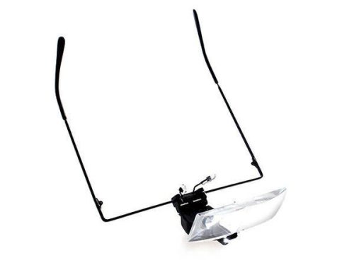 Nagyító szemüveg (óra, ékszernagyító) 3,5x nagyítás,  LED világítással, cserélhető lencsékkel