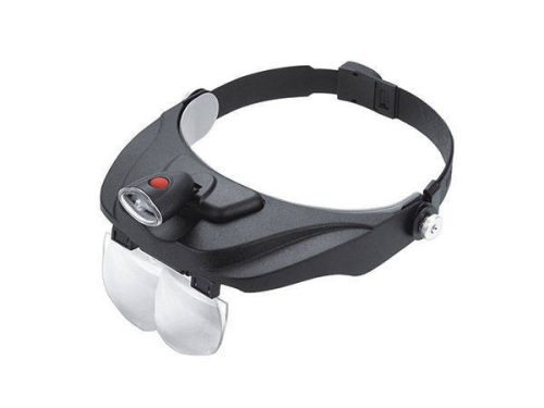 Nagyító és fejlámpa, Precíziós szemüveg LED fény, 3.5x nagyítás