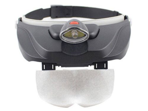 Nagyító és fejlámpa, Precíziós szemüveg LED fény, 3.5x nagyítás