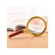 Klasszikus kézi nagyító 80mm, arany