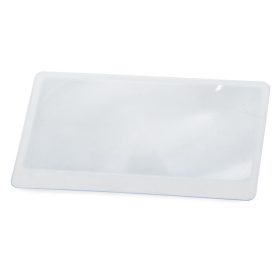 Nagyító névjegykártya Fresnel lencse 85x55mm