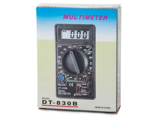 DT-830B Digitális multiméter, teszter, LCD kijelzővel