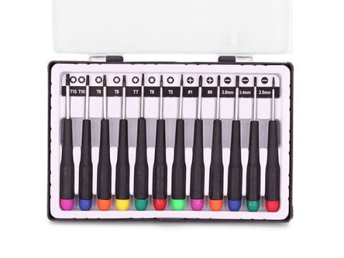 12 db-s Torx precíziós csavarhúzó készlet, csavarhúzó tok