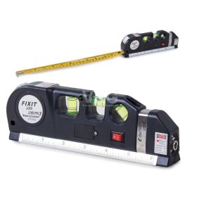   lézeres vízmérték és mérőszalag LED háttérvilágítás 19 cm v2