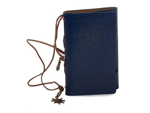 Utazó notesz Retro Vintage, 15X10cm kék