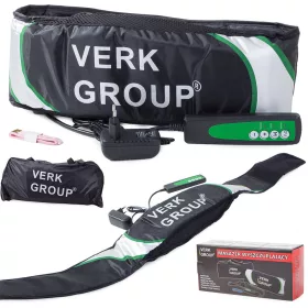   Centura de masaj cu centimetru si telecomanda, Verk Group, Nylon, 120 cm, Multicolor
