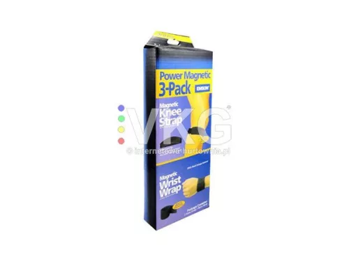 2 mágneses térdpánt (45 cm) és 1 mágneses csuklópánt (25 cm)