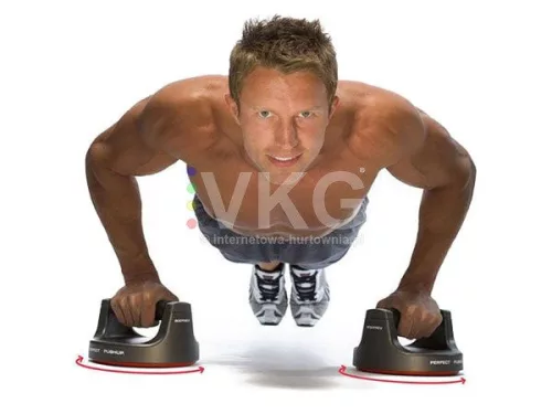 Push Up Pro - fitnesz tapadókorogos forgó fogantyúk, fekvőtámasz állvány, 2 db