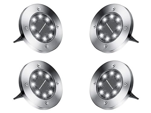 Napelemes kerti lámpa 11,5 cm x 13 cm, 4 db