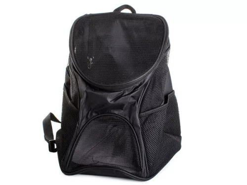 Hordtáska és hátizsák macska, kutya hordozó 35cm x31cm x 23cm, fekete