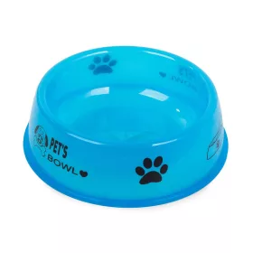 Pet's Bowl Műanyag tál kutya macska 0,6l, kék