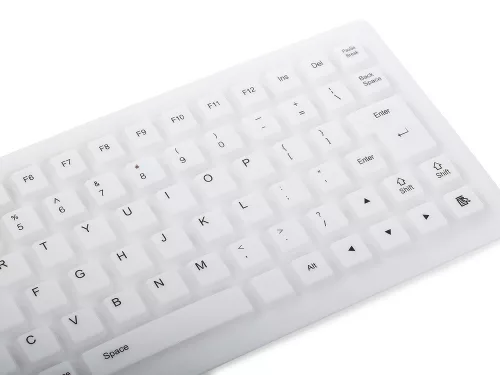 USB szilikon gumi szilikon billentyűzet, zajtalan