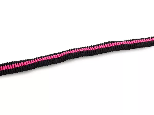 Rugalmas póráz hámmal (kutya macska) - hám mellkas méret 50-70cm, rózsaszín
