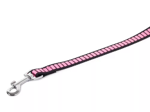 Póráz hámmal (kutya macska) - hám mellkas méret 50-68cm, rózsaszín