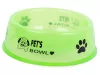 Pet's Bowl Műanyag tál kutya macska 0,4l, zöld
