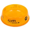 Pet's Bowl Műanyag tál kutya macska 0,8l, sárga