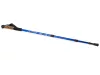 Nordic Walking bot cserélhető talpakkal, 2 db, gumi/parafa fogantyú, kék