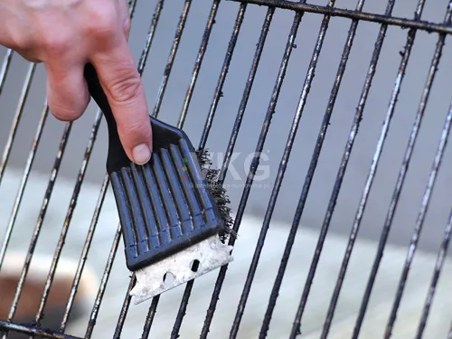 kefe, kaparó grill tisztításához 2in1