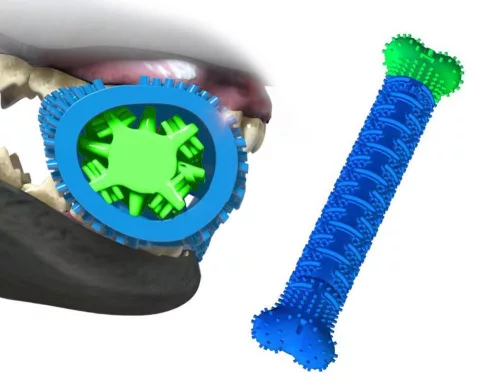 Dog Teether gumicsont fogkefe kutyajáték