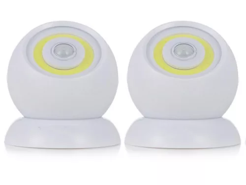 LED  lámpa mágneses tartőval, ragaszthatő, mozgásérzékelővel, 2db