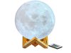 Éjszakai lámpa hold színes rgb usb újratölthető 14cm