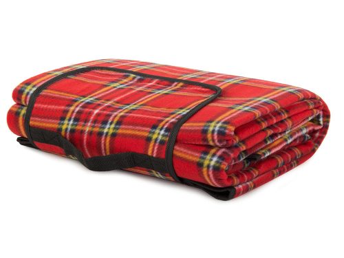 Strand kemping piknik takaró 150x200 szigeteléssel, piros