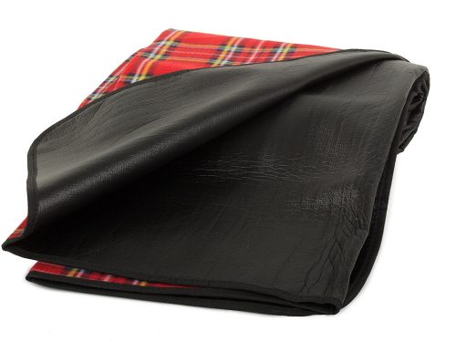 Strand kemping piknik takaró 150x200 szigeteléssel, piros