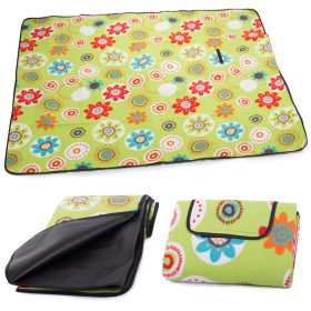   Strand kemping piknik takaró 150x200 szigeteléssel, virágos