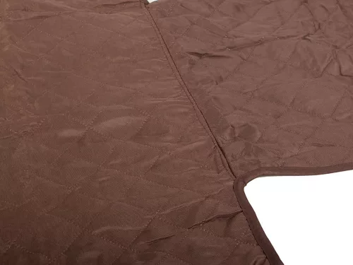 Üléshuzat, kanapévédő kétoldalas párna, 240X65cm barna és fehér