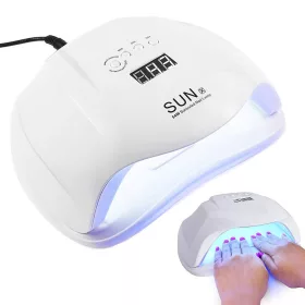 UV lámpa körömlakk szárításhoz 54w, fehér