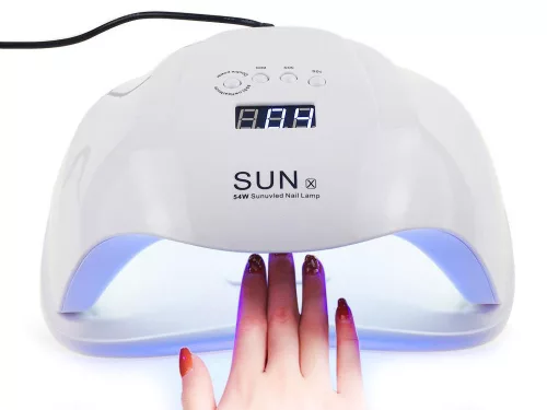 UV lámpa körömlakk szárításhoz 54w, fehér