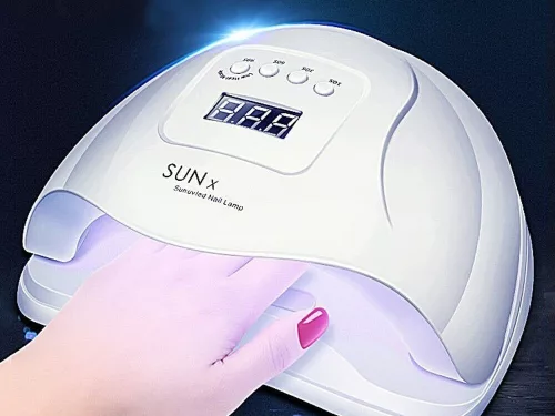 UV lámpa körömlakk szárításhoz 54w, fehér