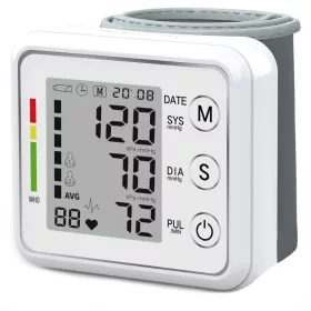Elektronikus csuklós vérnyomásmérő LCD tokkal