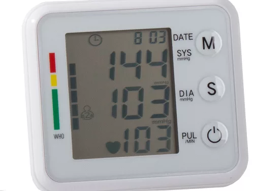 Elektronikus csuklós vérnyomásmérő LCD tokkal