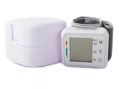 Elektronikus csuklós vérnyomásmérő LCD tokkal