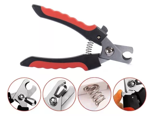 Cleste profesional pentru taiat unghii animale, maner ergonomic