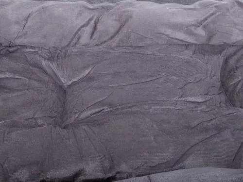 kutyaágy vízálló ágy kivehető párnával 80cm x 65cm x 12cm, szürke