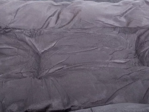 kutyaágy vízálló ágy kivehető párnával 80cm x 65cm x 12cm, szürke