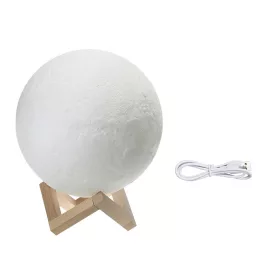 Éjszakai lámpa világító hold, 3d holdfény, 8cm