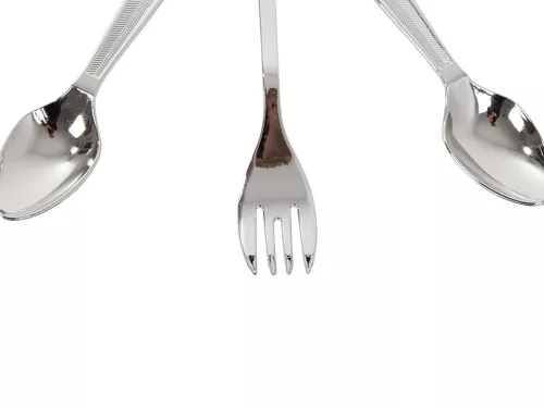 Nagy konyhai falióra 3D evőeszközök