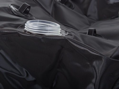 Napelemes zuhanyzó, szolár kempingzuhany, 40 liter