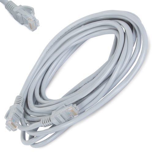 LAN hálózati kábel cat5e rj45 csavart érpárú ethernet 5m