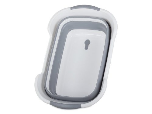 Szilikon összecsukható lavór lefolyóval mosáshoz 40l