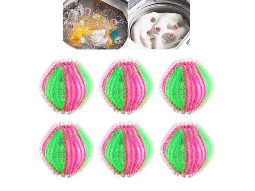 Dugulásgátló mosógolyók, hajfogó 6 db