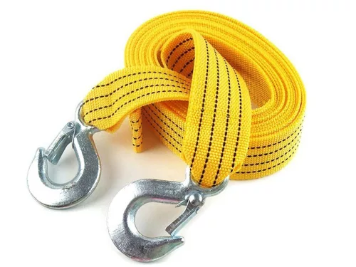 Vontatőkötél erős 3m / 50mm sárga
