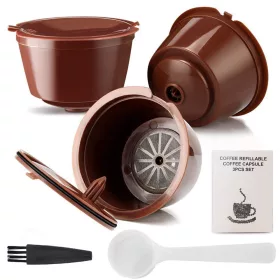   3 capsule de cafea reincarcabile pentru aparatul de cafea Dolce Gusto