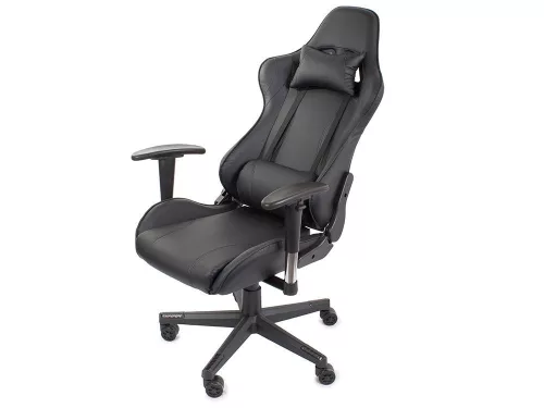Irodai forgószék Gamer szék, fekete v2